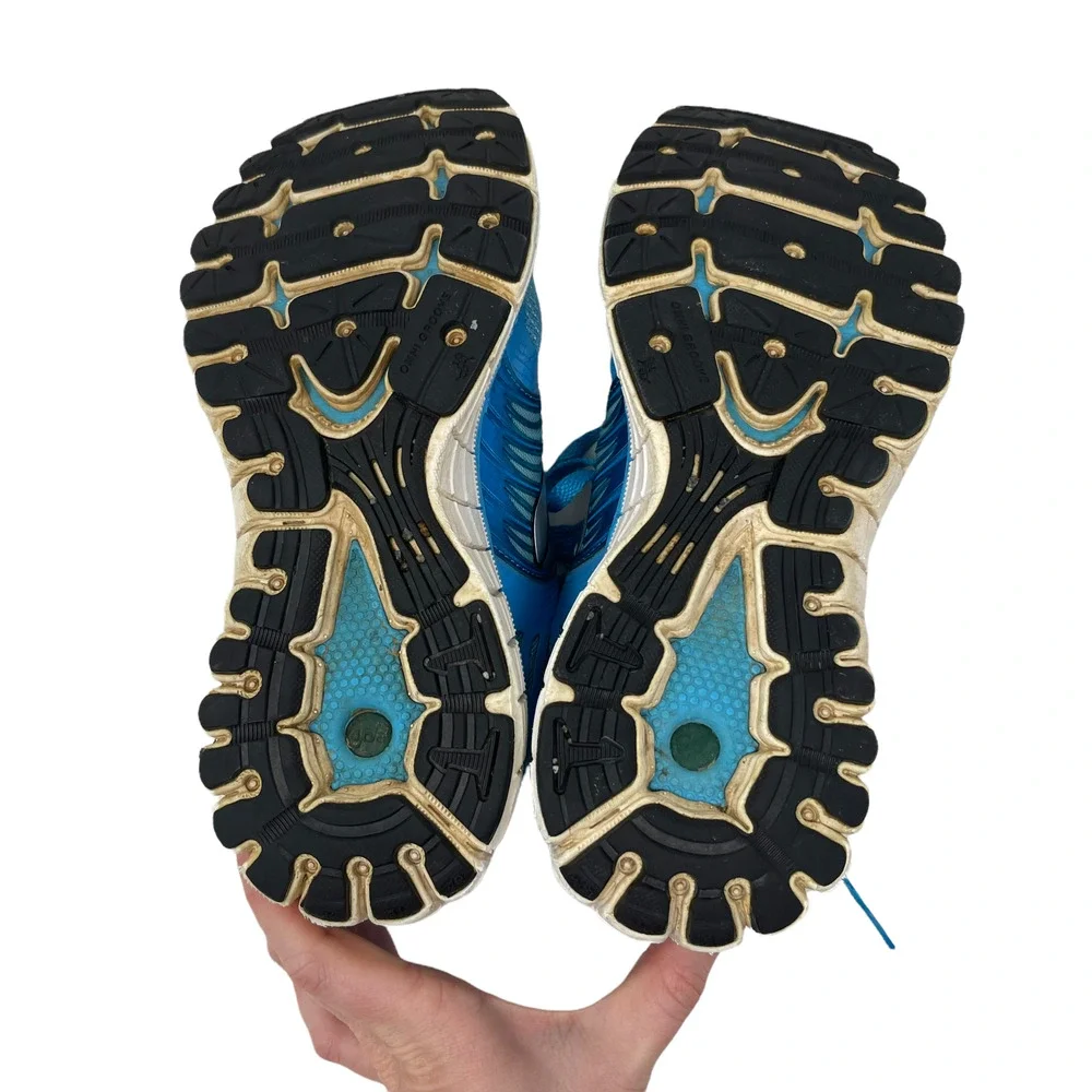 Brooks Glycerin 11 Blue Black Running Shoes Sneakers 1201372A560 Women 10 Narrow